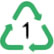 塑膠分類回收標誌,聚乙烯對苯二甲酸酯 (Polyethylene Terephthalate，PET)